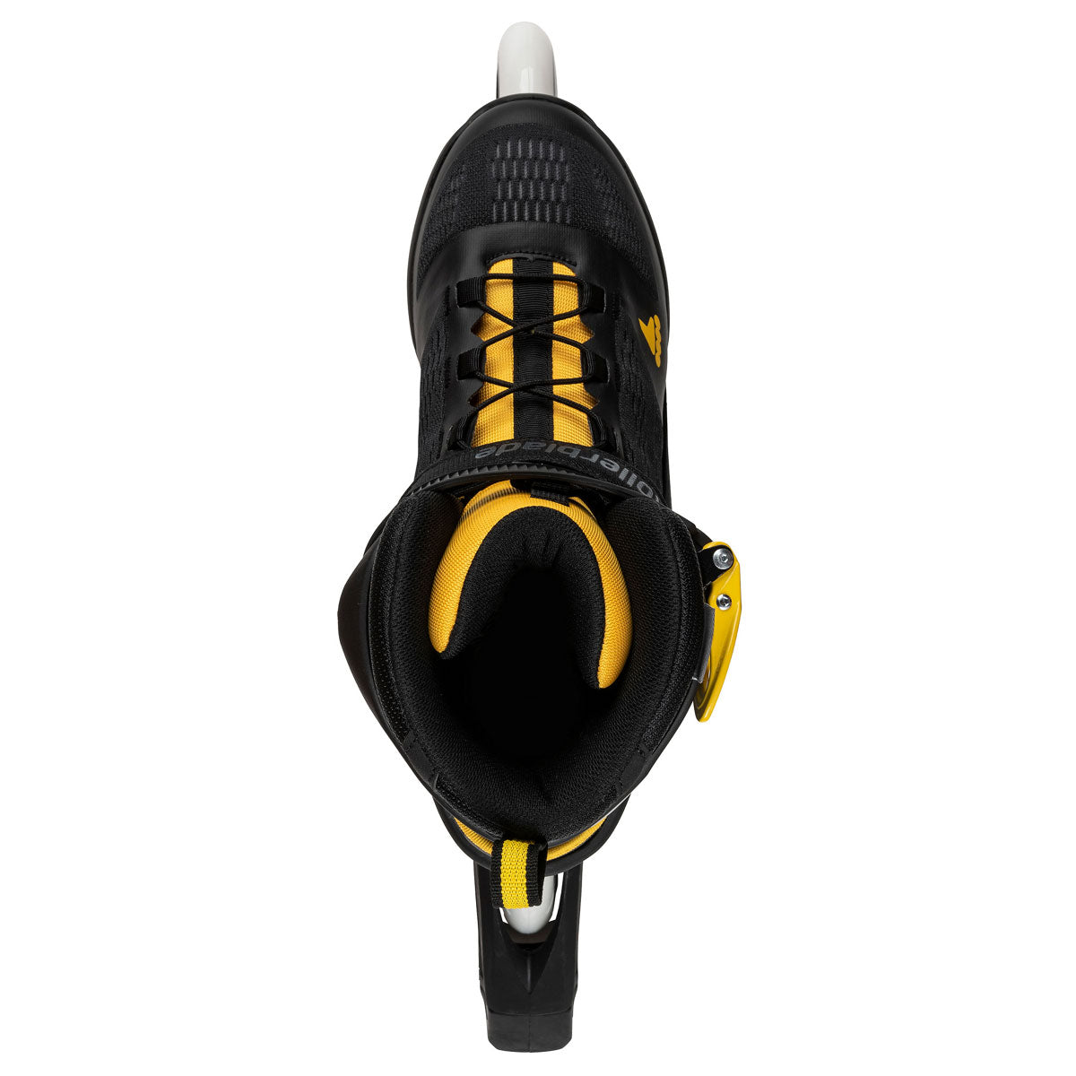 Rollerblade 100 3WD Men's Adult Inline Skate Size 12, Black & Yellow (Open Box)