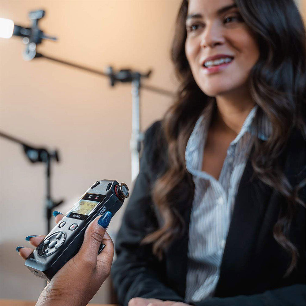 Tascam Audio Recorder, SanDisk 16GB Memory Card, & Tascam Recording Headphones - VMInnovations