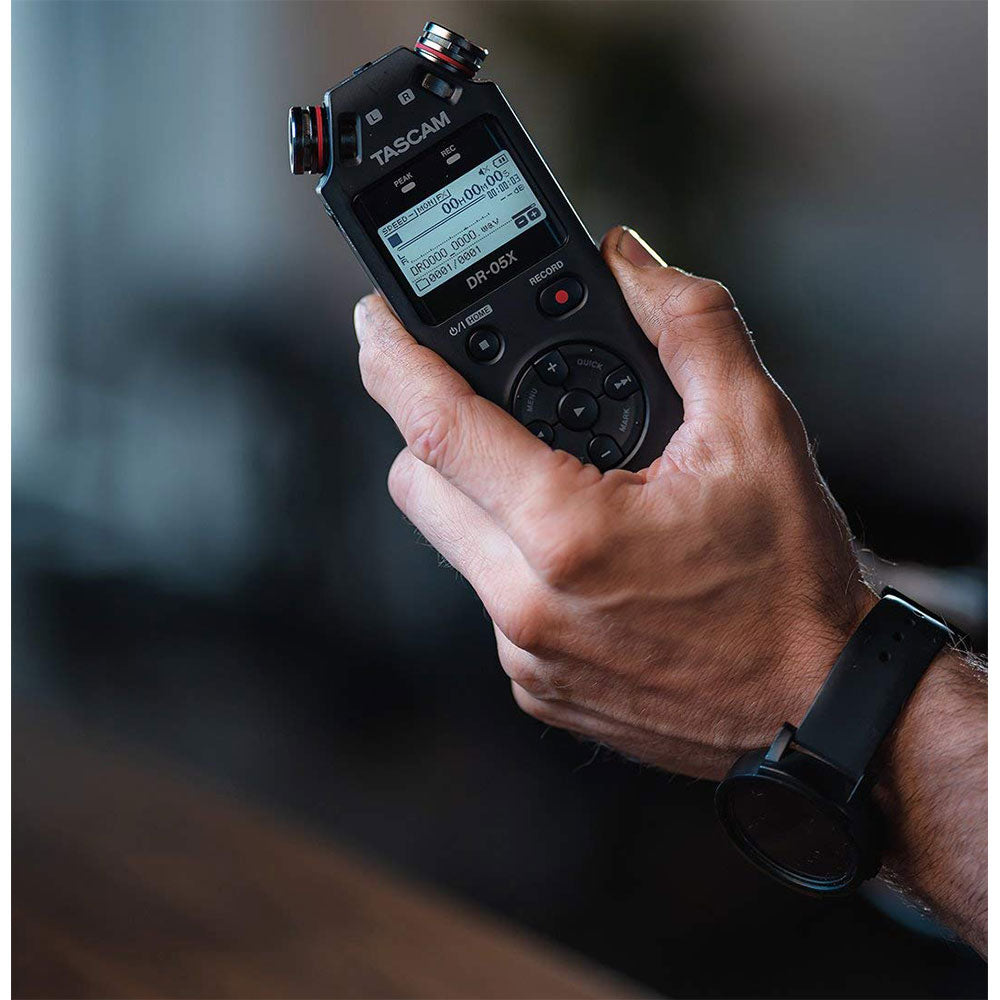 Tascam Audio Recorder, SanDisk 16GB Memory Card, & Tascam Recording Headphones - VMInnovations