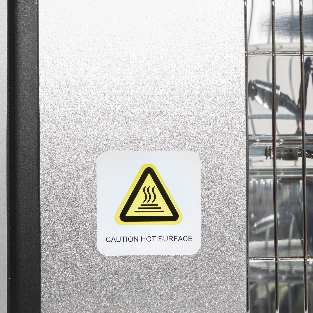 Dr. Infrared 1500W Infrared Indoor Outdoor Wall/Ceiling Heater, Silver(Open Box) - VMInnovations