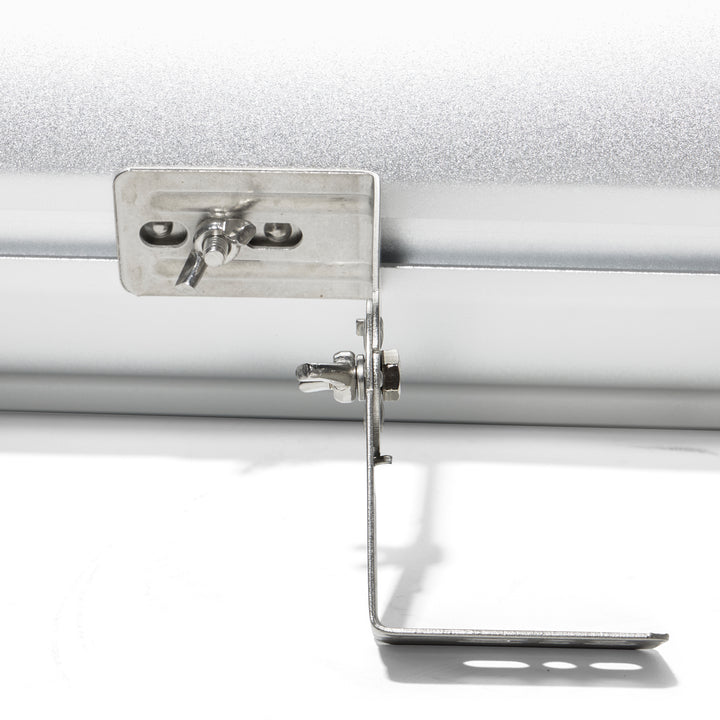 Dr. Infrared 1500W Infrared Indoor Outdoor Wall Ceiling Heater, Silver (2 Pack) - VMInnovations