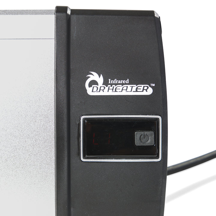 Dr. Infrared 1500W Infrared Indoor Outdoor Wall/Ceiling Heater, Silver(Open Box) - VMInnovations