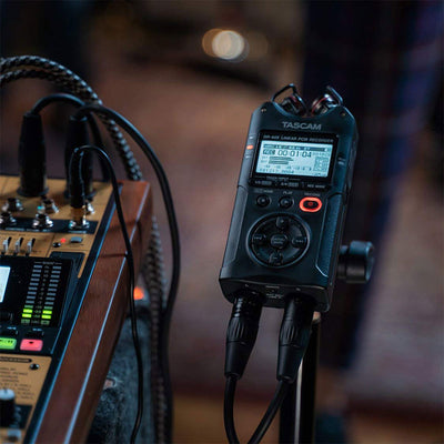 Tascam 4-Track Digital Audio Recorder + Memory Card + Home & Studio Headphones - VMInnovations