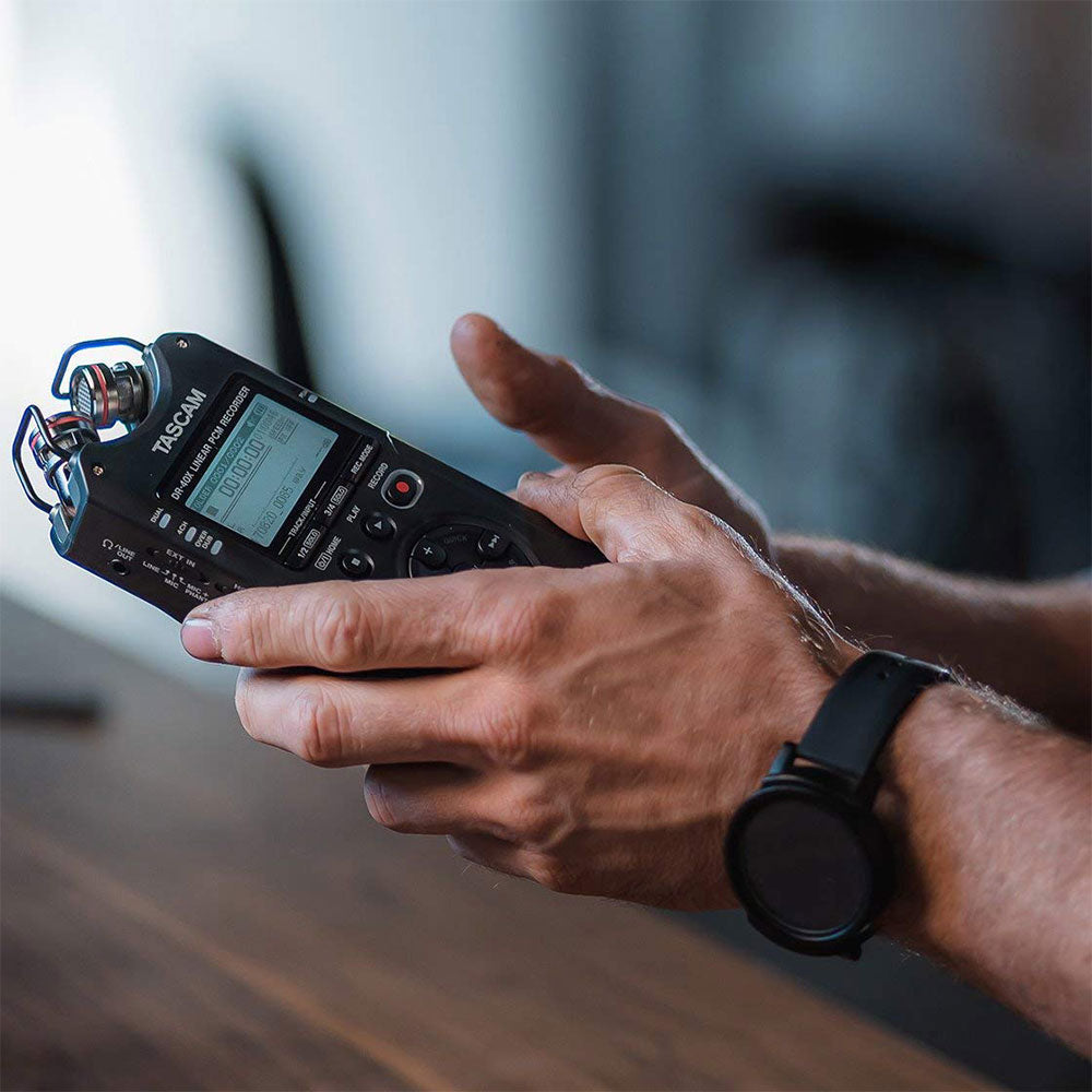 Tascam 4-Track Digital Audio Recorder + Memory Card + Home & Studio Headphones - VMInnovations