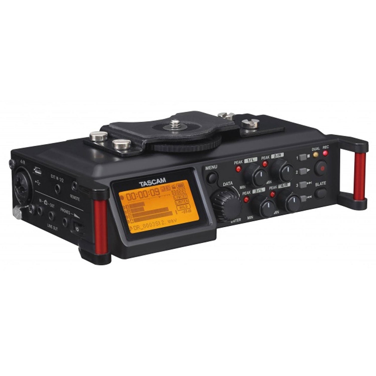 Tascam 4-track PCM Audio Recorder + DSLR Accessory Kit + Studio Headphones