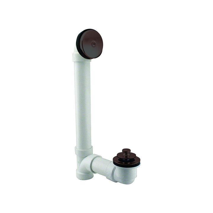 Westbrass 1.5" Pull Bath Waste & Overflow Drain Kit, Bronze (1 Pack) (Open Box) - VMInnovations