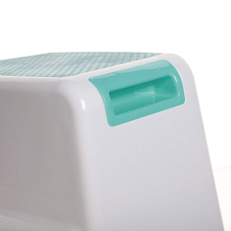 Dreambaby L685 2-Up Potty Training Toddler Small Step Stool, Aqua and White