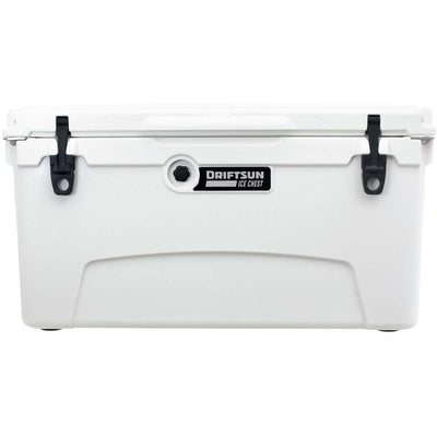 Driftsun 75 Quart Heavy Duty Insulated Rotomolded Cooler, White (Open Box)