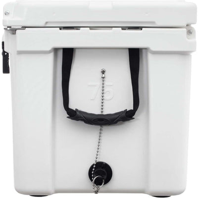 Driftsun 75 Quart Heavy Duty Insulated Rotomolded Cooler, White (Open Box)