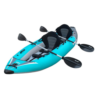Driftsun Rover 220 Inflatable Tandem Whitewater Kayak w/2 Paddles (Open Box)