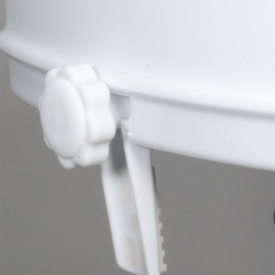 Drive Medical Raised Bathroom Toilet Seat w/ Locking Mechanism, White (Open Box) - VMInnovations