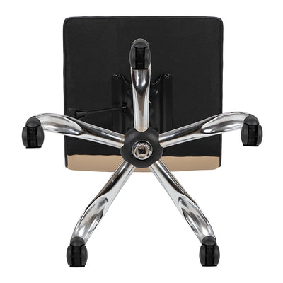 Flash Furniture Swivel Foam Molded Seat Dual Wheel Casters Chair, Tan (Used)