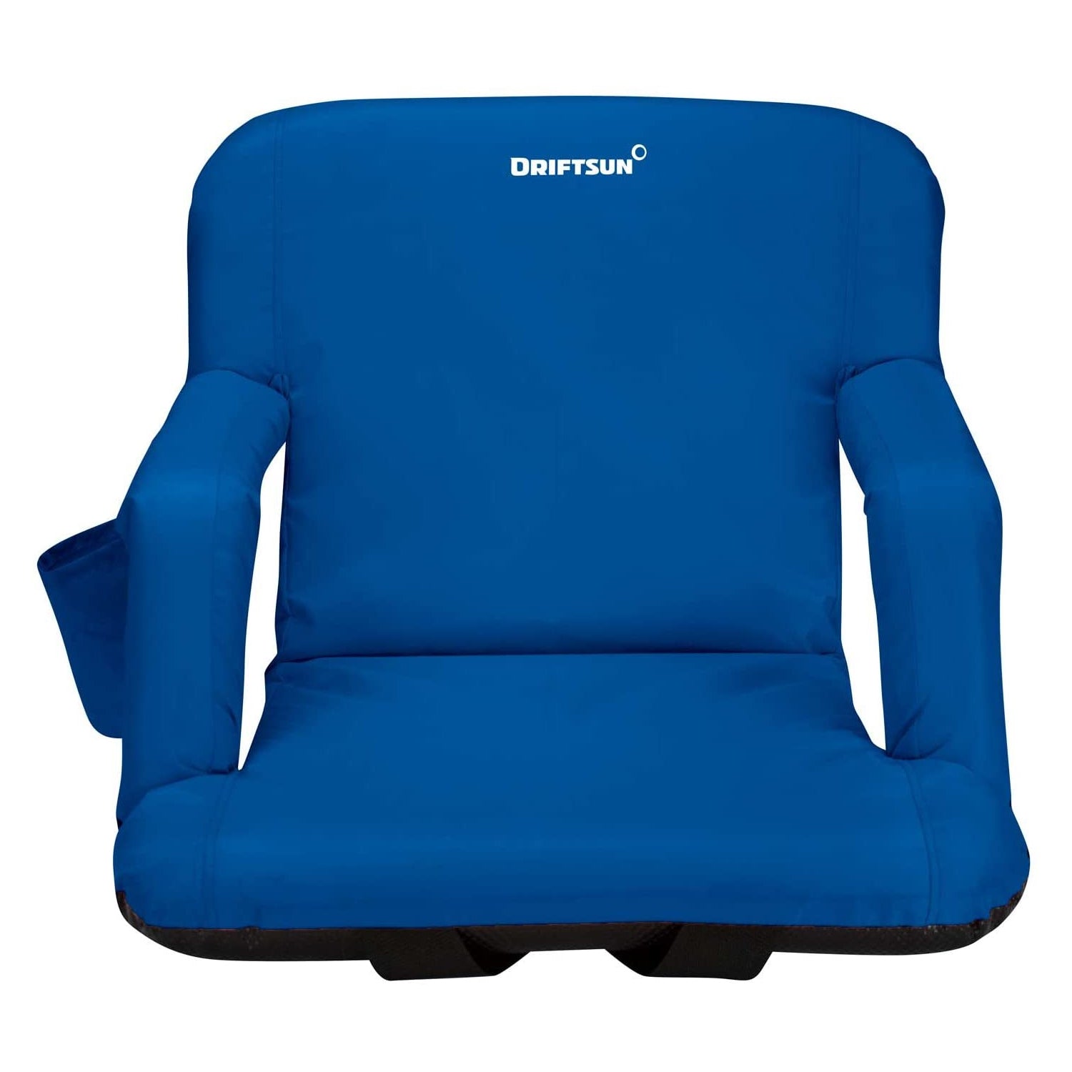 Driftsun Foldable Reclining Stadium Seats for Bleachers, Blue (Damaged)
