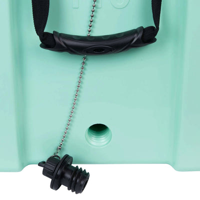 Driftsun 110 Qt Insulated Hardside Ice Chest Cooler, Sea Foam Green (Open Box)