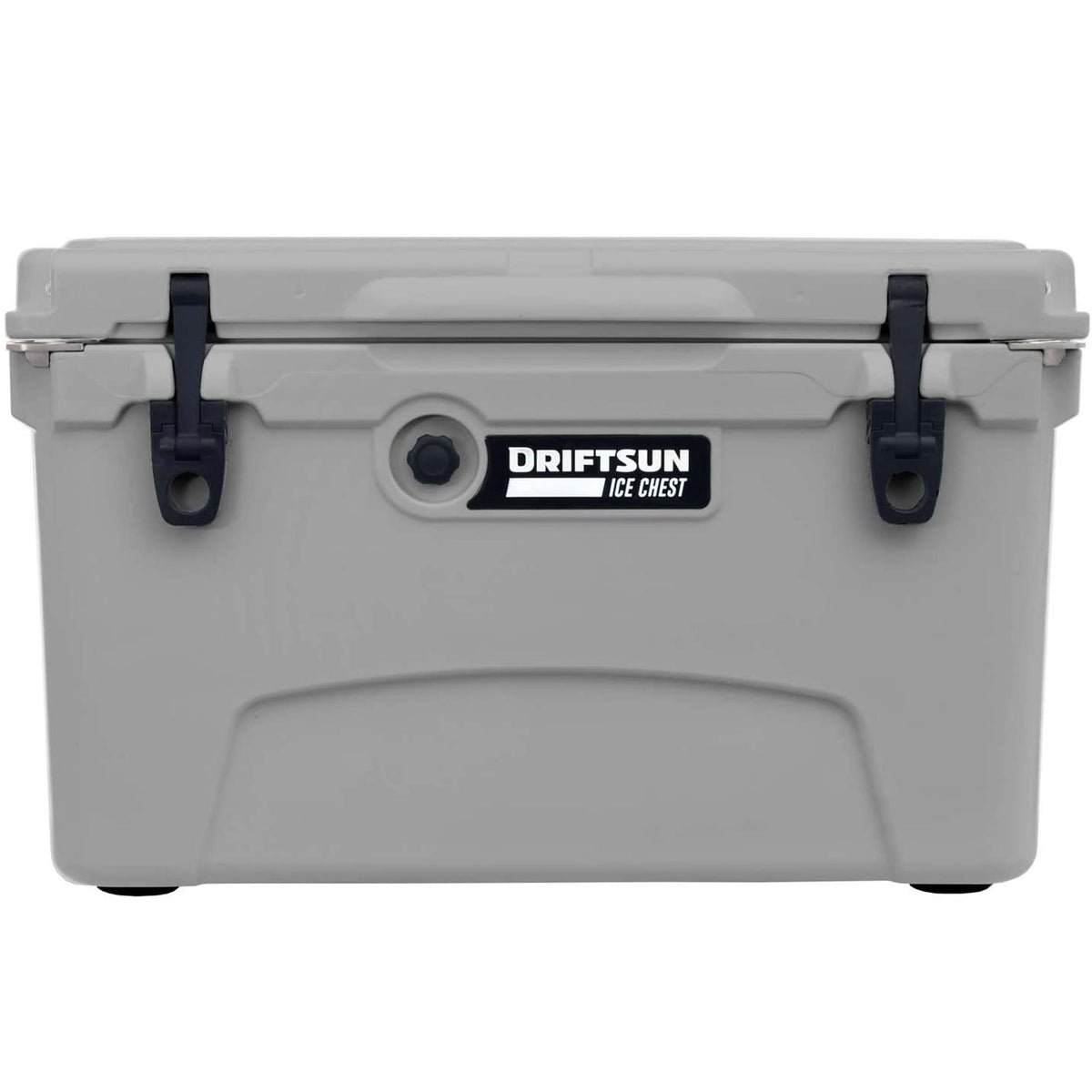 Driftsun Portable 45 Quart Insulated Hardside Ice Chest Cooler, Grey (Open Box)