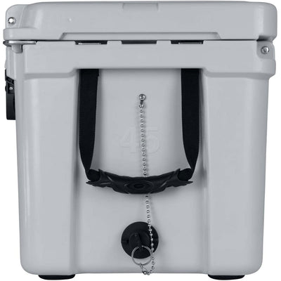 Driftsun Portable 45 Quart Insulated Hardside Ice Chest Cooler, Grey (Open Box)
