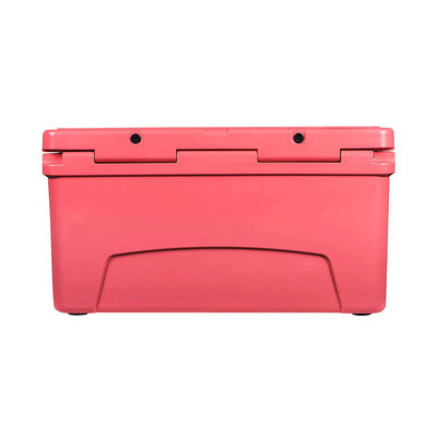 Driftsun Portable 75 Quart Insulated Hardside Ice Chest Cooler, Coral (Open Box)