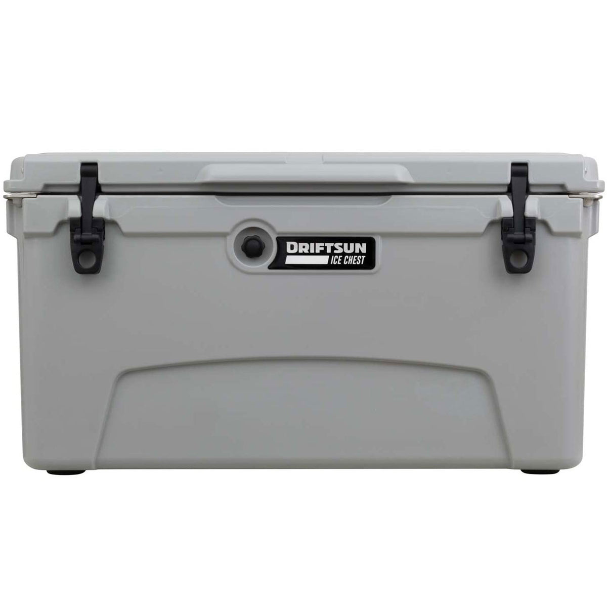 Driftsun 75 Quart Portable Insulated Rotomolded Cooler Chest, Grey (For Parts)