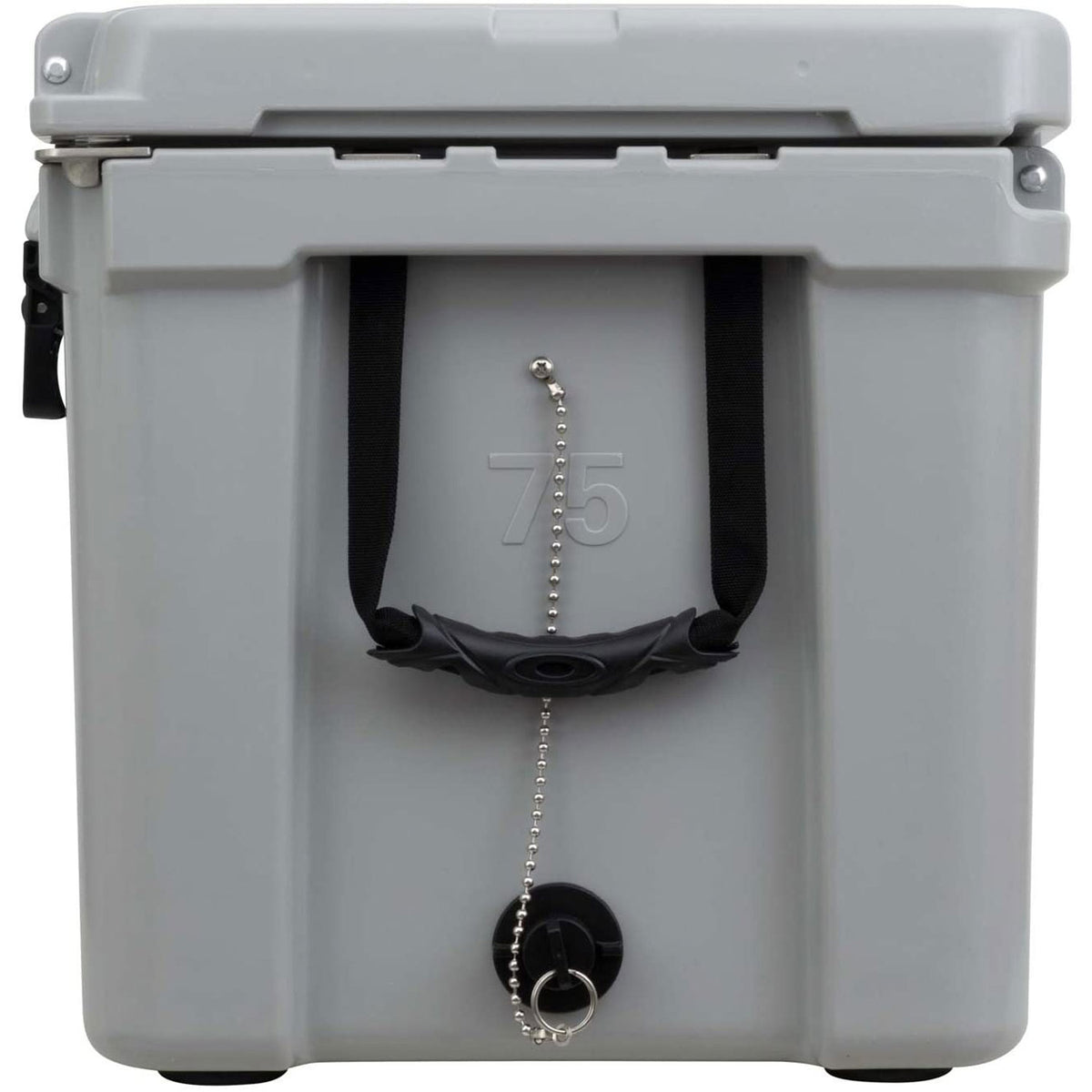 Driftsun 75 Quart Portable Insulated Rotomolded Cooler Chest, Grey (For Parts)