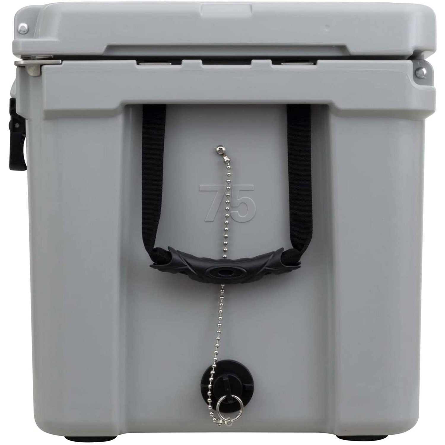Driftsun 75 Quart Heavy Duty Portable Rotomolded Cooler Chest, Grey (Open Box)