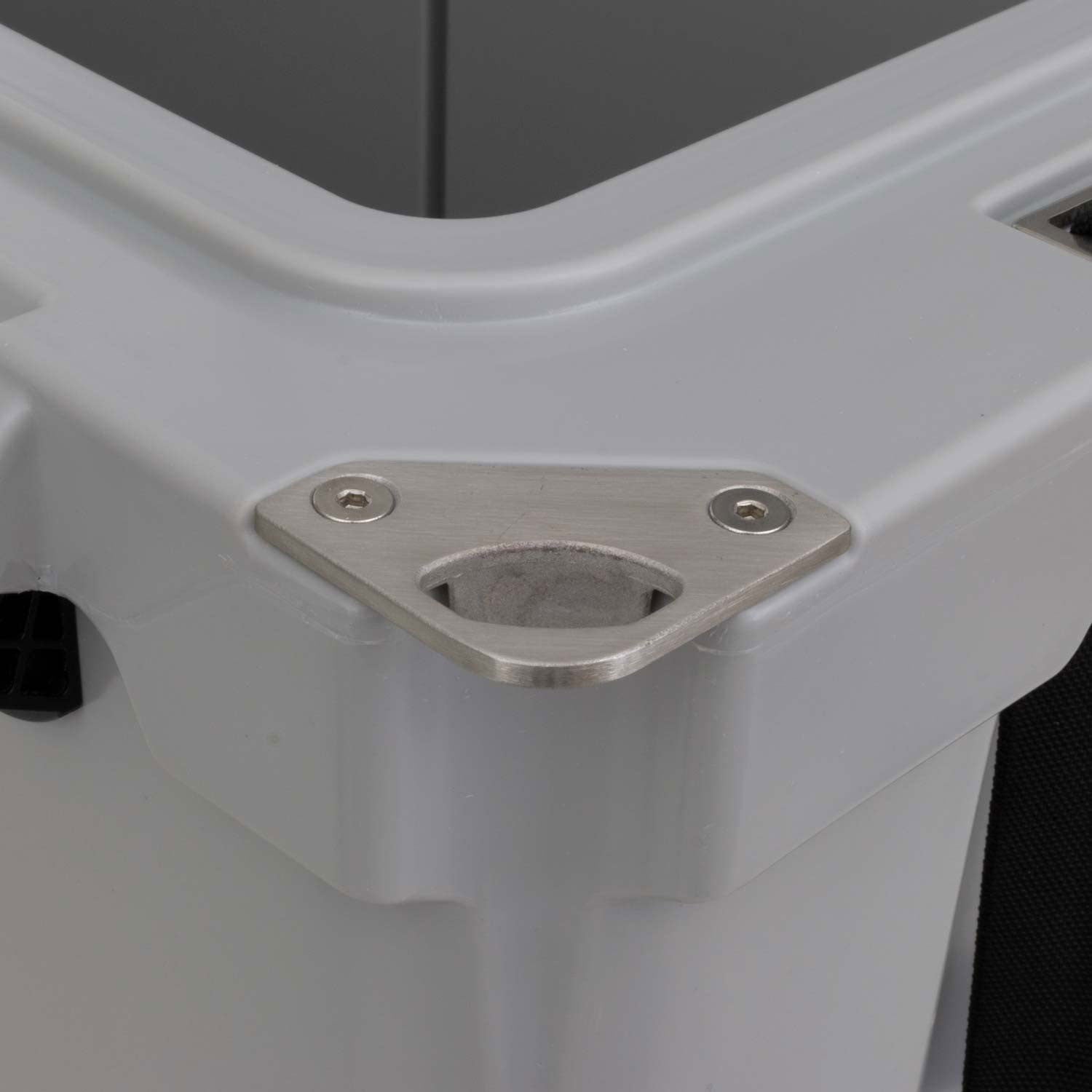 Driftsun 75 Quart Portable Insulated Rotomolded Cooler Chest, Grey (For Parts)
