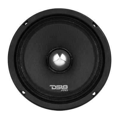 DS18 6.5" 500W Car Speaker (2 Pack) & Audiopipe 3.75" 350W Bullet Tweeter, Pair