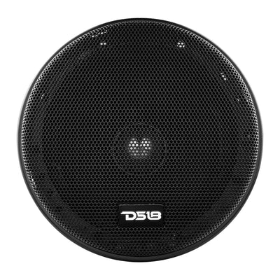 DS18 6.5" 500W Car Speaker (2 Pack) & Audiopipe 3.75" 350W Bullet Tweeter, Pair