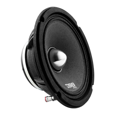 DS18 6.5" 500W Car Speaker (2 Pack) & Audiopipe 3.75" 350W Bullet Tweeter, Pair