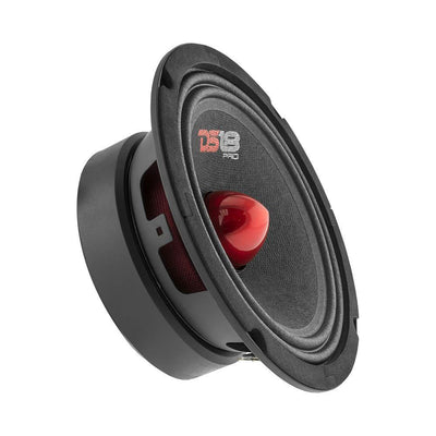 DS18 Pro GM 6.5" 480 Watt Car Speaker (2 Pack) w/Audiopipe 3.75" Bullet Tweeters