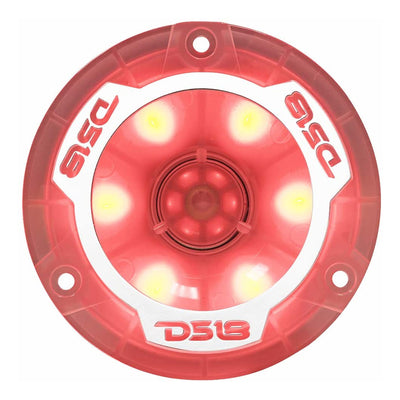 DS18 PRO TW1L 240 Watt Bullet Tweeter Pair with 2 Pair of 6.5 Inch Coax Speakers
