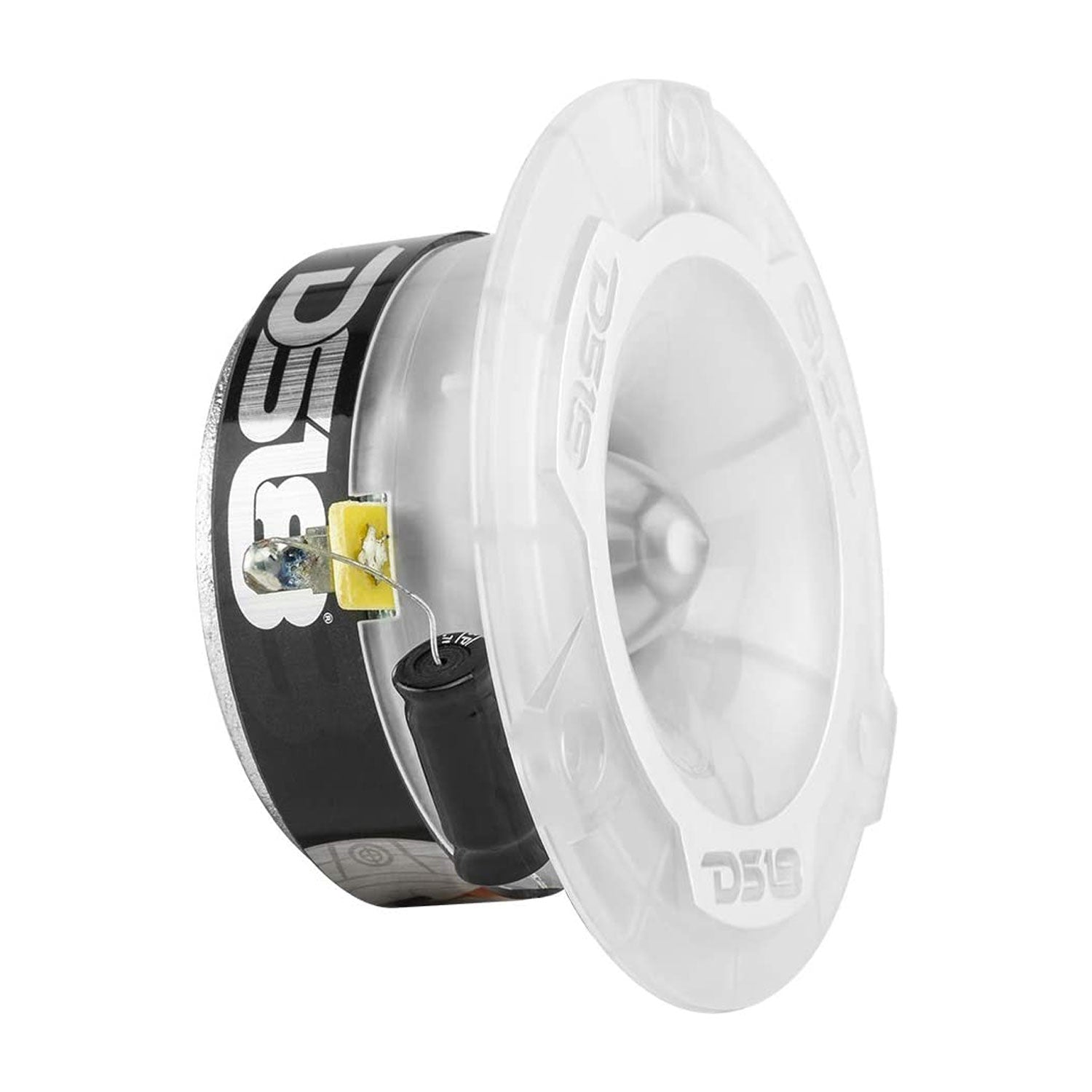 DS18 PRO TW1L 240 Watt Bullet Tweeter Pair with 2 Pair of 6.5 Inch Coax Speakers