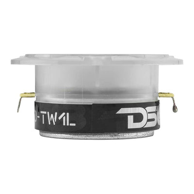 DS18 PRO TW1L 240 Watt Bullet Tweeter Pair with 2 Pair of 6.5 Inch Coax Speakers