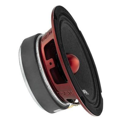 DS18 Pro X 6.5" 500W Car Speaker (2 Pack) w/Audiopipe 3.75" Bullet Tweeter, Pair