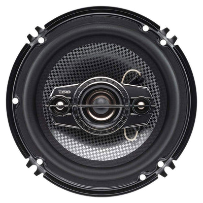 DS18 SELECT 6.5" 4 Way Car Speaker, Pair w/Audiopipe 3.75" Bullet Tweeter, Pair