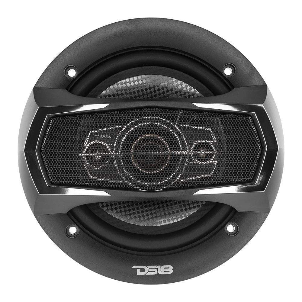 DS18 SLC-N65X SELECT 6.5" 4 Way 200W MAX 4 Ohm Car Stereo Coaxial Speaker, Pair