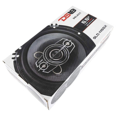 DS18 SELECT 6.5" 4 Way Car Speaker, Pair w/Audiopipe 3.75" Bullet Tweeter, Pair