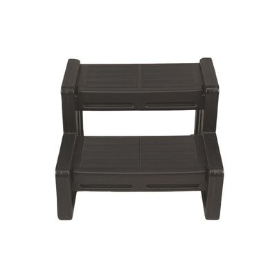 Vinyl Works 22 Inch Junior Resin Home Spa and Hot Tub Steps, Mocha (Used) - VMInnovations