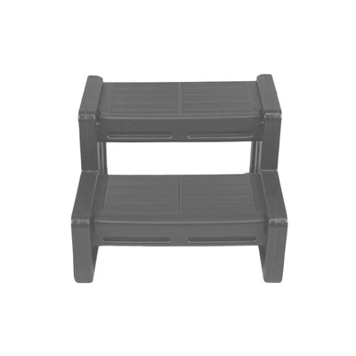 Vinyl Works 22 Inch Junior Resin Home Spa and Hot Tub Steps, Gray (Used) - VMInnovations