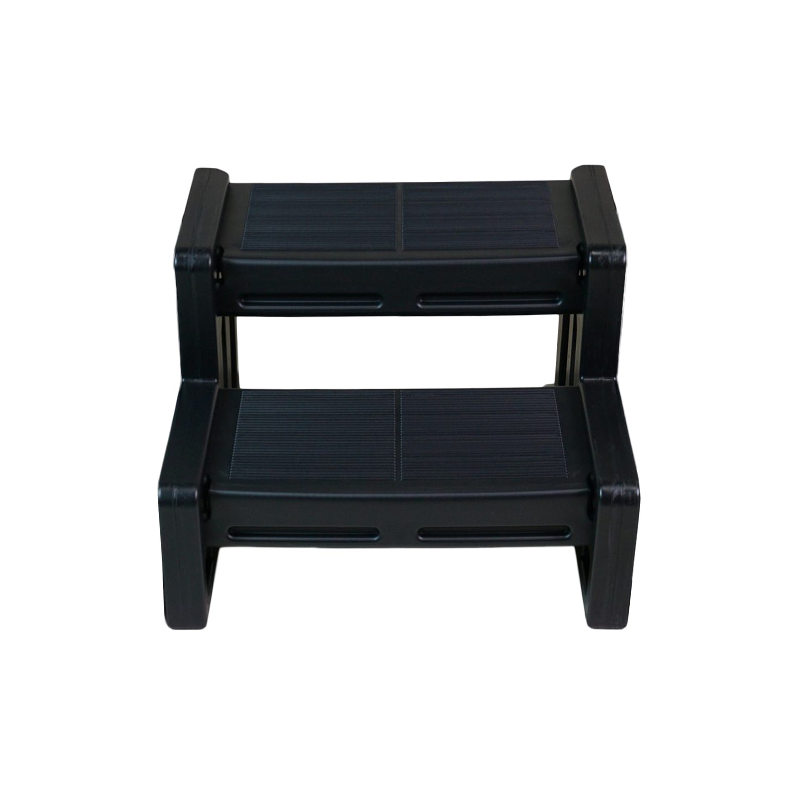 Vinyl Works 22 Inch Junior Resin Multi Purpose Home Spa and Hot Tub Steps, Black - VMInnovations