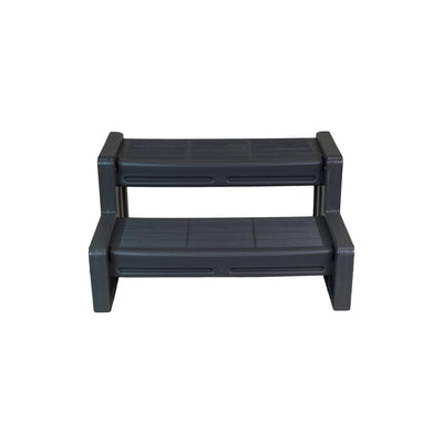 Vinyl Works 29 Inch Deluxe Resin Multi Purpose Hot Tub Steps, Black (For Parts)