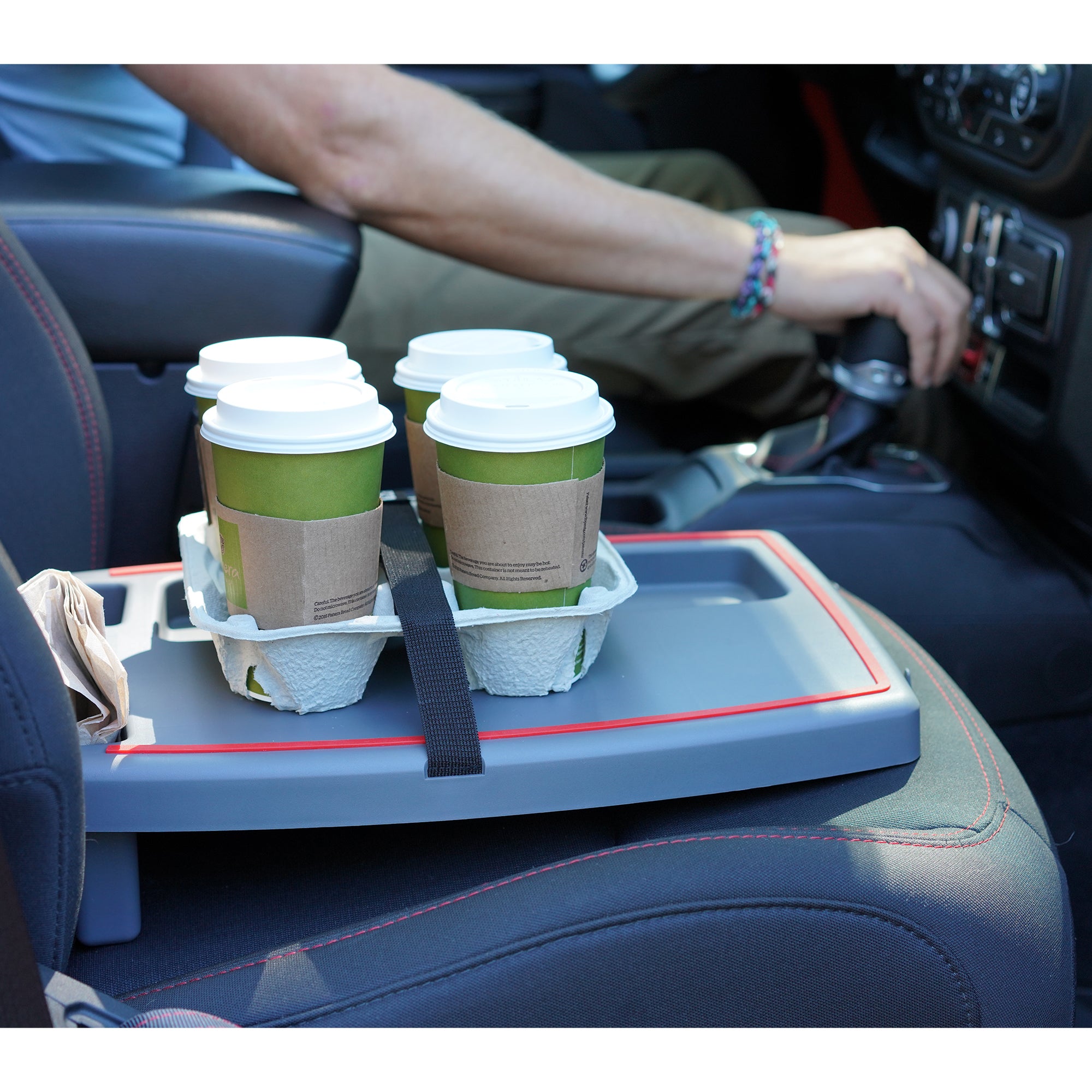 Stupid Car Tray Personal Multi Function Food & Drink Travel Organizer (Used)