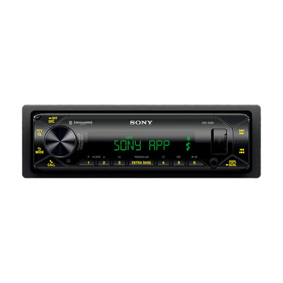 DSXGS80 4 x 100 Watt Single DIN Bluetooth Media Receiver w/ Voice Control (Used)