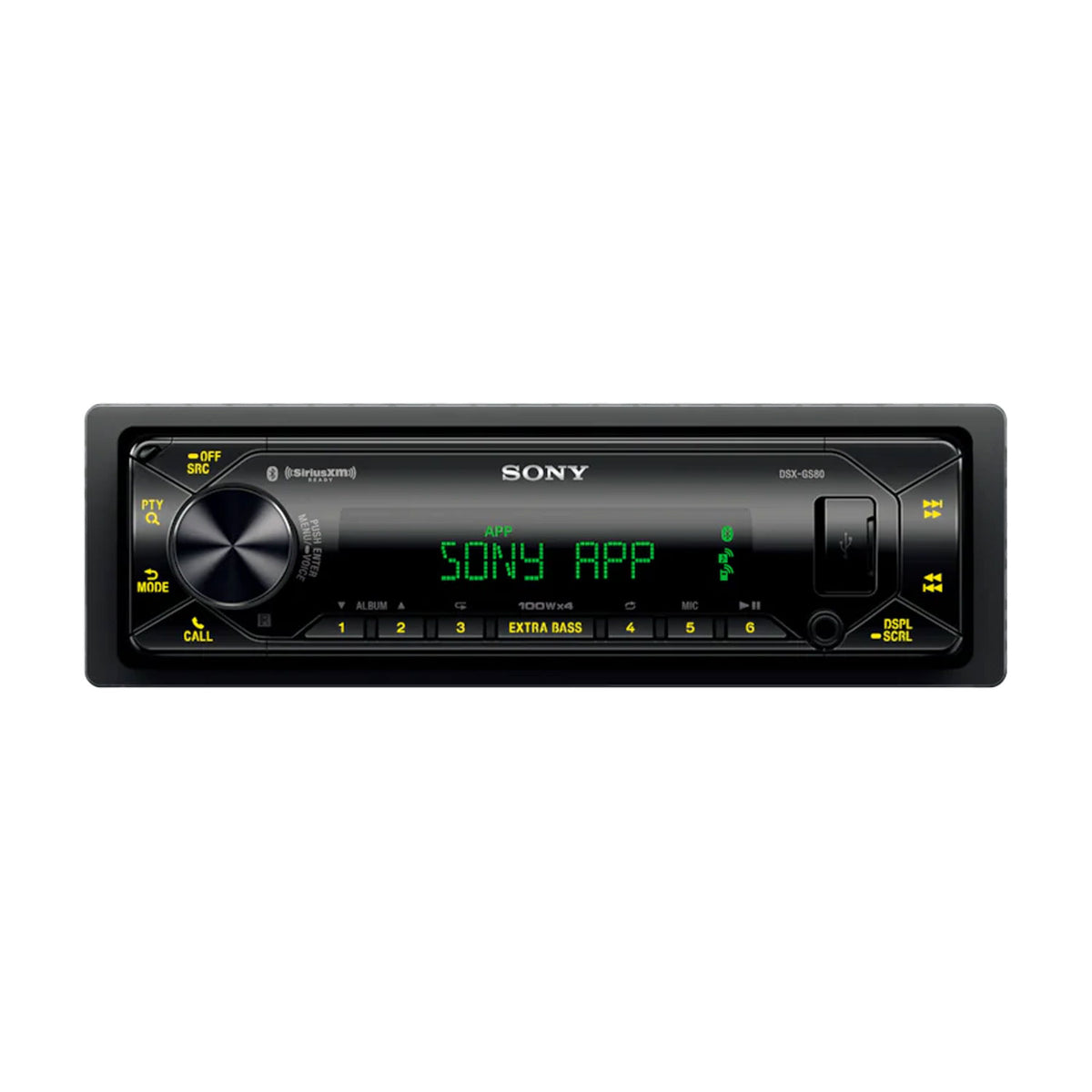 Sony Single DIN Bluetooth Media Receiver with Voice Control (Open Box)