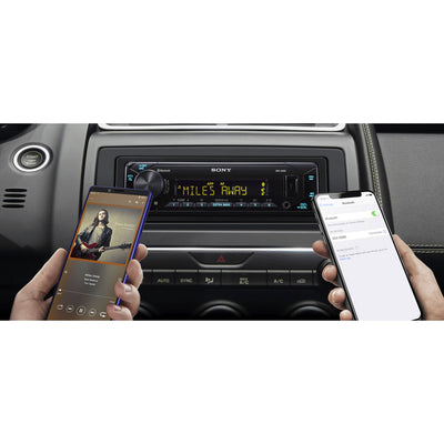 Sony Single DIN Bluetooth Media Receiver with Voice Control (Open Box)