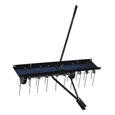 Yard Tuff DT-48T Steel Tine Tow Behind Lawn Dethatcher Pull Attachment, 48 Inch