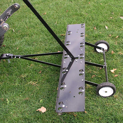 Yard Tuff DT-48T Steel Tine Tow Behind Lawn Dethatcher Pull Attachment, 48 Inch