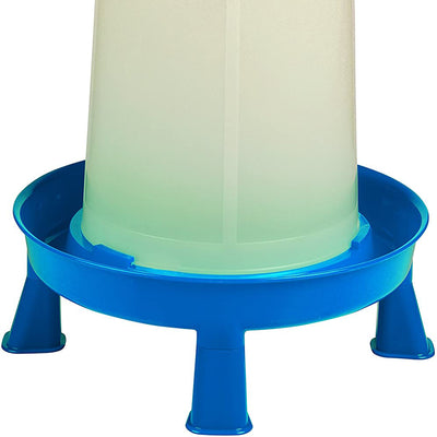 Little Giant 2.5 Gallon Poultry Chicken Water Dispenser w/ Carrying Handle, Blue