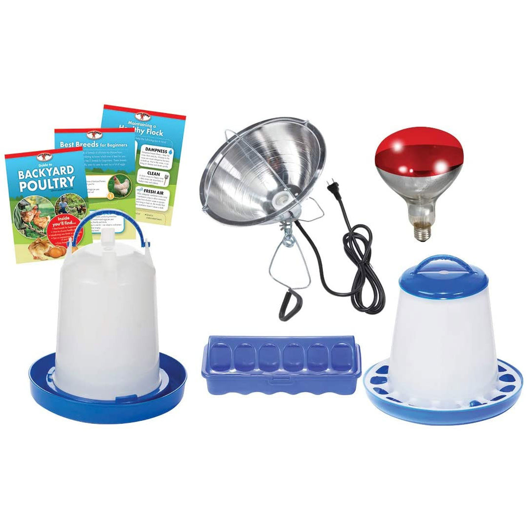 Double-Tuf Chicken and Poultry Starter Kit w/ Book and Accessories (Open Box)