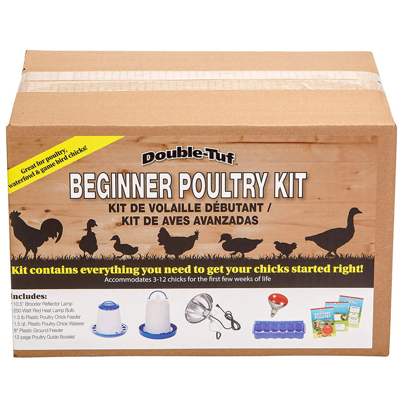 Double-Tuf Chicken and Poultry Starter Kit w/Guide Book & Accessories(For Parts)