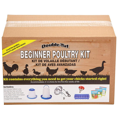 Double-Tuf Chicken and Poultry Starter Kit w/Guide Book & Accessories(For Parts)